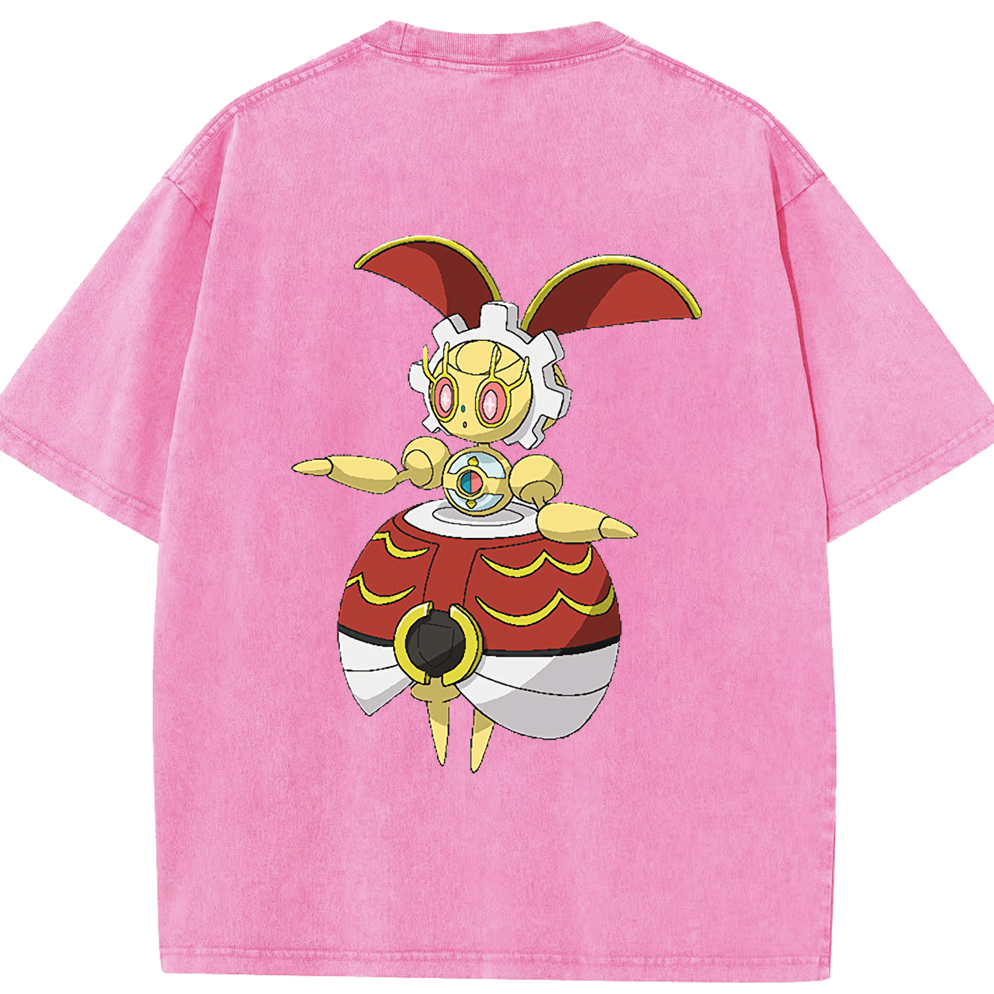 （画像用） ポケットモンスター Pokémon 綿100% ヴィンテージ風 半袖Tシャツ（背面プリント）